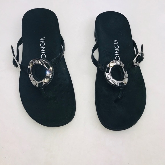 Vionic Shoes - Vionic Black Sandals